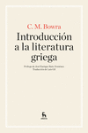 INTRODUCCION A LA LITERATURA GRIEGA
