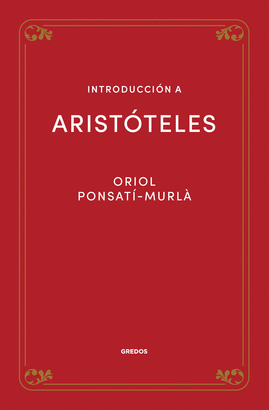 INTRODUCCION A ARISTOTELES