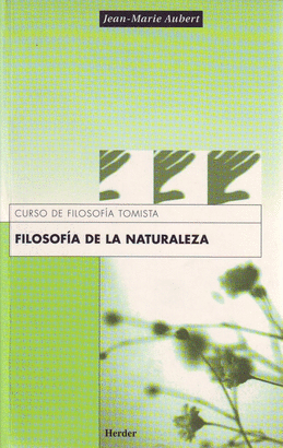 FILOSOFIA DE LA NATURALEZA