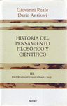 HISTORIA DEL PENSAMIENTO FILOSOFICO Y CIENTIFICO III