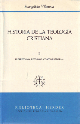 HISTORIA DE LA TEOLOGIA CRISTIANA TOMO II