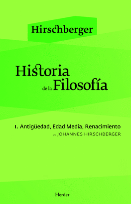 HISTORIA DE LA FILOSOFIA VOL I