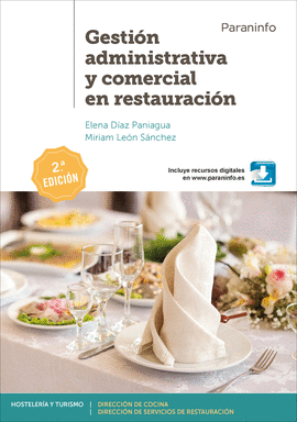 GESTION ADMINISTRATIVA Y COMERCIAL EN RESTAURACION 2 EDICION 2019