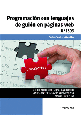PROGRAMACIÓN CON LENGUAJES DE GUIÓN EN PÁGINAS WEB UF1305