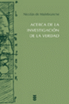 ACERCA DE LA INVESTIGACION DE LA VERDAD