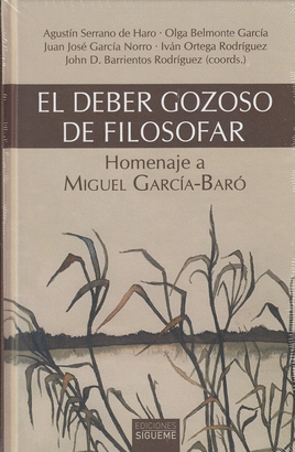 DEBER GOZOSO DE FILOSOFAR EL