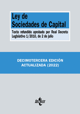 LEY DE SOCIEDADES DE CAPITAL 2022