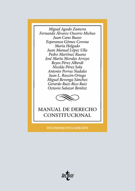 MANUAL DE DERECHO CONSTITUCIONAL 2025