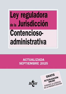 LEY REGULADORA DE LA JURISDICCION CONTENCIOSO ADMINISTRATIVA 2025