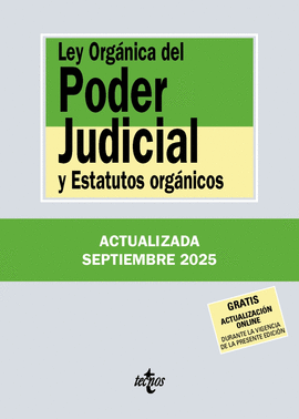 LEY ORGANICA DEL PODER JUDICIAL Y ESTATUTOS ORGANICOS 2025