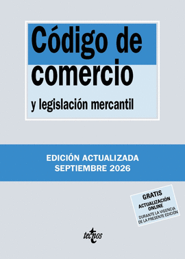CODIGO DE COMERCIO Y LEGISLACION MERCANTIL 2026