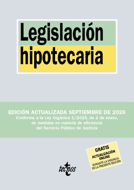 LEGISLACION HIPOTECARIA 2026