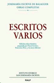 ESCRITOS VARIOS 1927 - 1974
