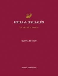 BIBLIA DE JERUSALEN EN LETRA GRANDE