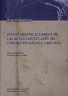 INVENTARIO DE ACUERDOS DE LAS ACTAS CAPITULARES DEL CONCEJO