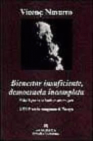 BIENESTAR INSUFICIENTE DEMOCRACIA INCOMPLETA