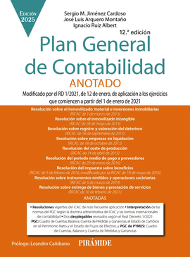 PLAN GENERAL DE CONTABILIDAD ANOTADO 2025