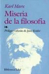 MISERIA DE LA FILOSOFIA