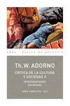 CRITICA DE LA CULTURA Y SOCIEDAD II