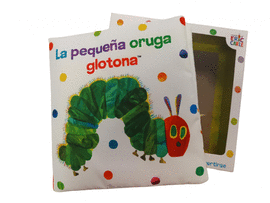 PEQUEÑA ORUGA GLOTONA LIBRO DE TELA PARA ABRAZAR