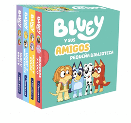 BLUEY Y SUS AMIGOS PEQUEÑA BIBLIOTECA