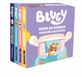 BLUEY LIBRO JUGUETE HORA DE DORMIR PEQUEÑA BIBLIOTECA