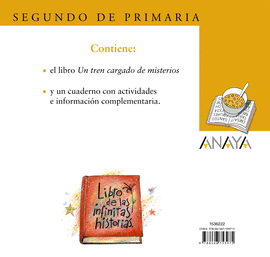UN TREN CARGADO DE MISTERIOS LIBRO + CUADERNO 2 DE PRIMARIA