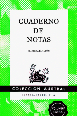 CUADERNO DE NOTAS VERDE
