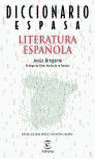 DICC ESPASA LITERATURA ESPAÑOLA