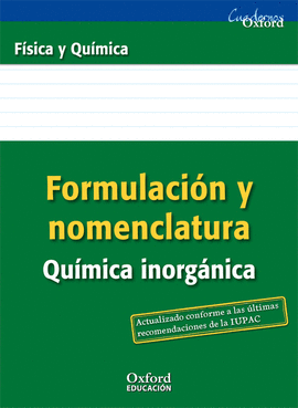 FORMULACION Y NOMENCLATURA QUIMICA INORGANICA