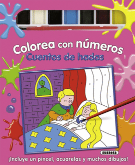 COLOREA CON NUMEROS CUENTOS DE HADAS
