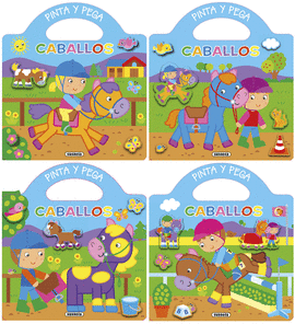 PINTA Y PEGA CABALLOS