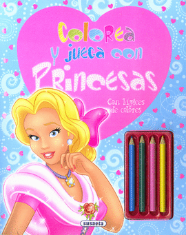COLOREA Y JUEGA CON PRINCESAS