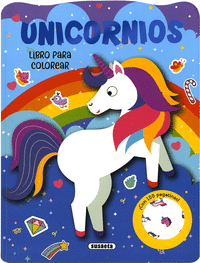 UNICORNIOS AMARILLO LIBRO PARA COLOREAR
