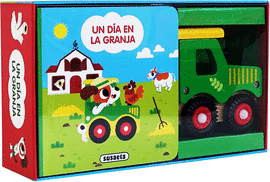 UN DIA EN LA GRANJA LIBRO CON COCHE