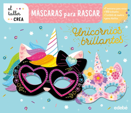 MASCARAS PARA RASCAR UNICORNIOS BRILLANTES