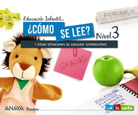 COMO SE LEE NIVEL 3 PROYECTO A LA CARTA