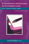 PROCEDIMIENTO ADMINISTRATIVO DE LAS ENTIDADES LOCALES