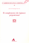 COMPLEMENTO DE REGIMEN PREPOSICIONAL