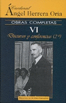 OBRAS COMPLETAS VI DISCURSOS Y CONFERENCIAS 2