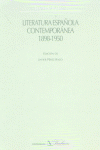 LITERATURA ESPAÑOLA COMTEMPORANEA 1898-1950