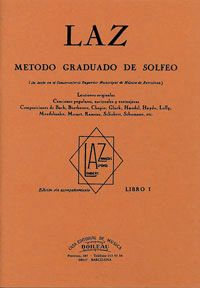 LAZ METODO DE SOLFEO LIBRO 1 BOILEAU