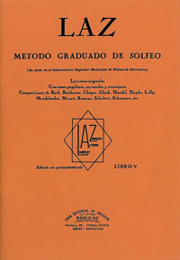 LAZ METODO DE SOLFEO LIBRO 5 BOILEAU