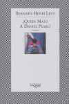 QUIEN MATO A DANIEL PEARL