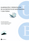 ELABORACION Y PRESENTACION DE UN PROYECTO DE INVESTIGACION Y