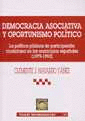 DEMOCRACIA ASOCIATIVA Y OPORTUNISMO POLITICO