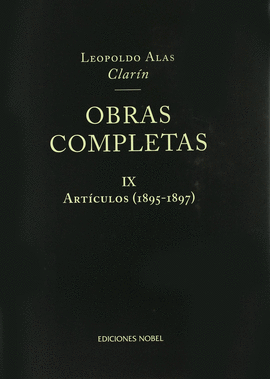 OBRAS COMPLETAS CLARIN IX