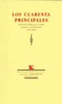 CUARENTA PRINCIPALES ANTOLOGIA GENERAL DE LA POESIA ANDALUZA