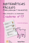 MATEMATICAS FACILES 17 CUADERNO PARA ATENCION A LA DIVERSIDAD