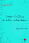 SERMON DE GLOSAS DE SABIOS Y OTRAS RIMAS